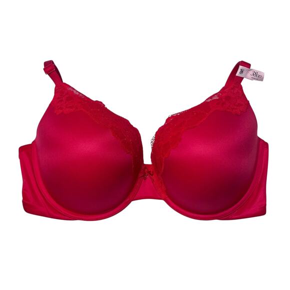 Victoria's Secret Body By Victoria Lace-Trim Perfect Shape Lined Bra Size 38DD - Picture 6 of 7